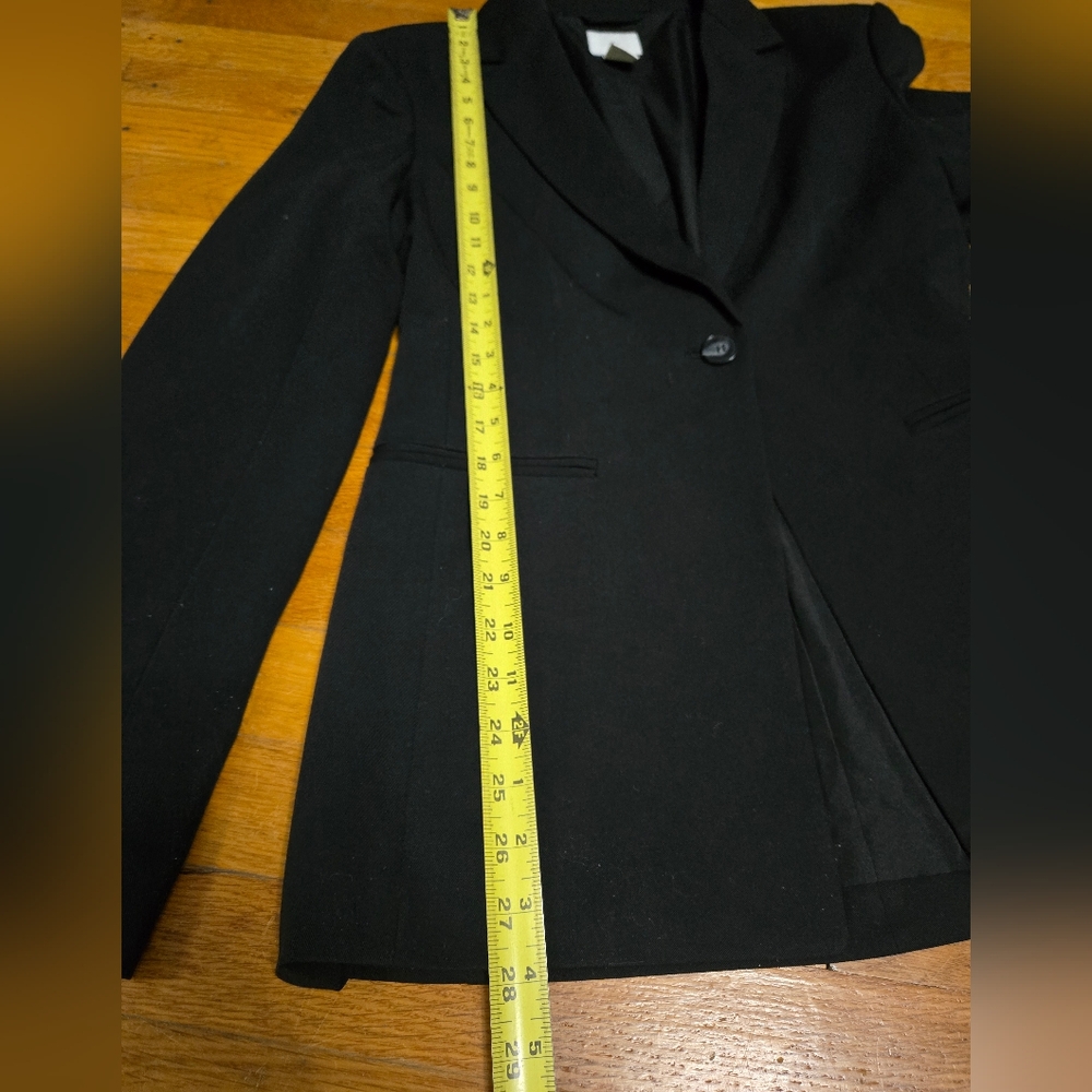 H&M Black Blazer Tailored Suit Jacket - Picture 5 of 7